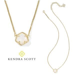 Kendra Scott Jaxon Gold Short Pendant Necklace NWT